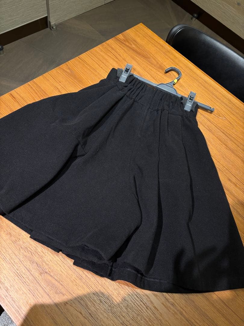 seventenby mihokawahitoウールハイウェストフレアキュロット