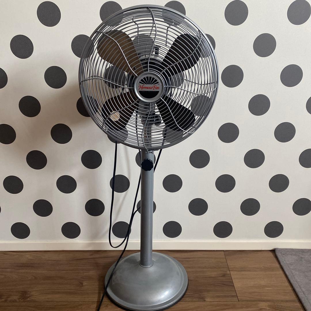 Hermosa Fan スタンドファン グレー　扇風機