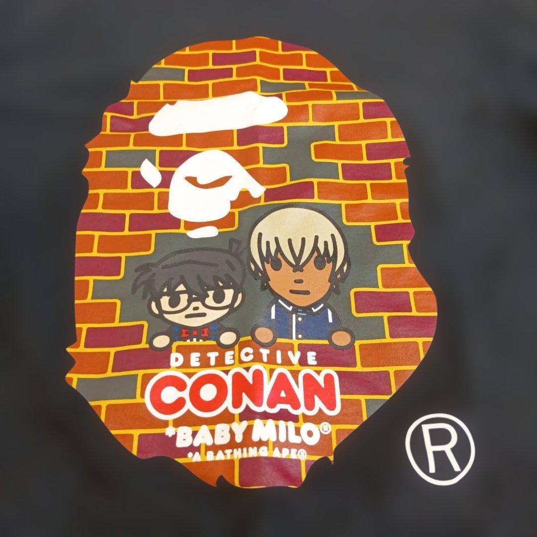 【Ｌ】エイプ×コナンコラボTシャツ