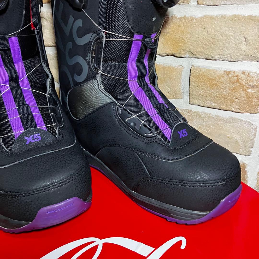 s*e様 1日使用・極美❣️X5 CROSS FIVE スノボブーツ　PX-BO