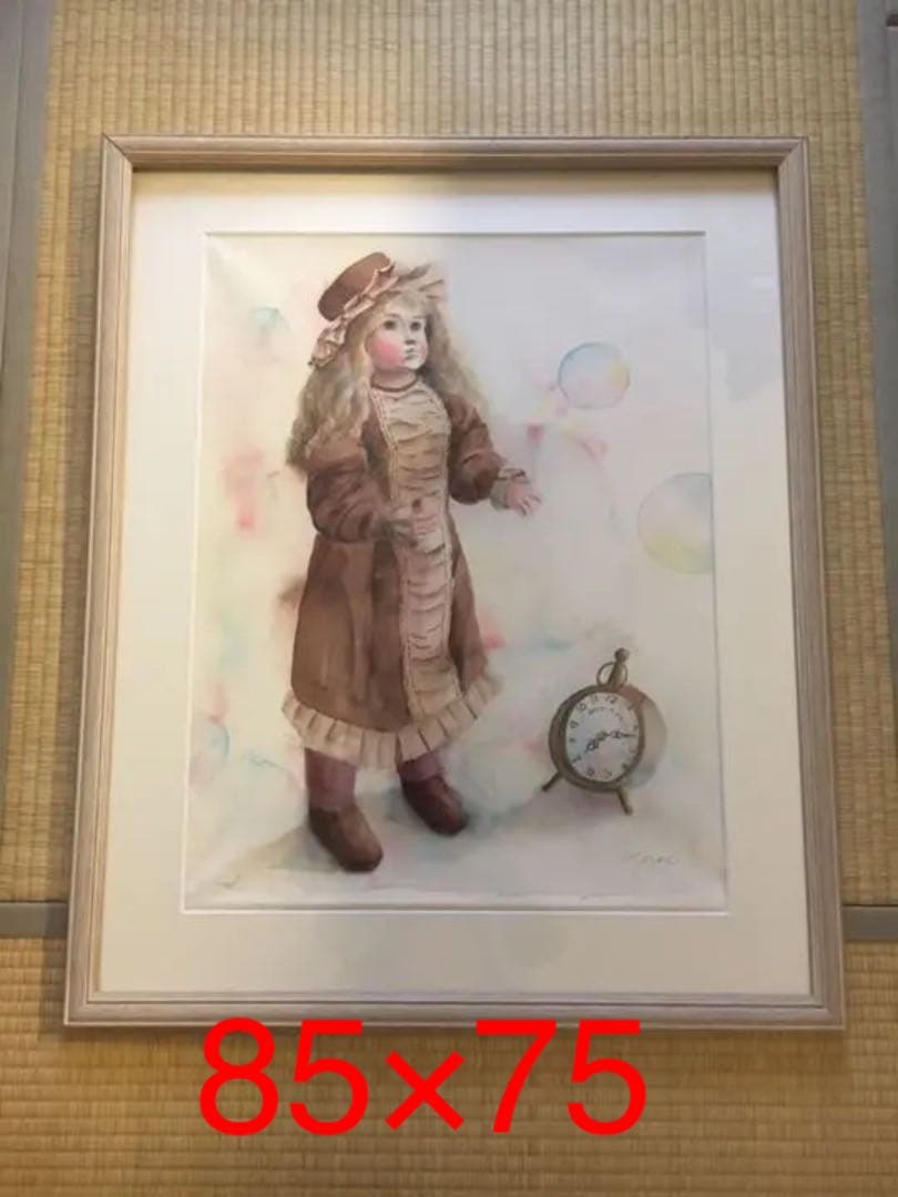 デッサン用大型額縁展覧会人物水彩パステル世界堂マット額のみ