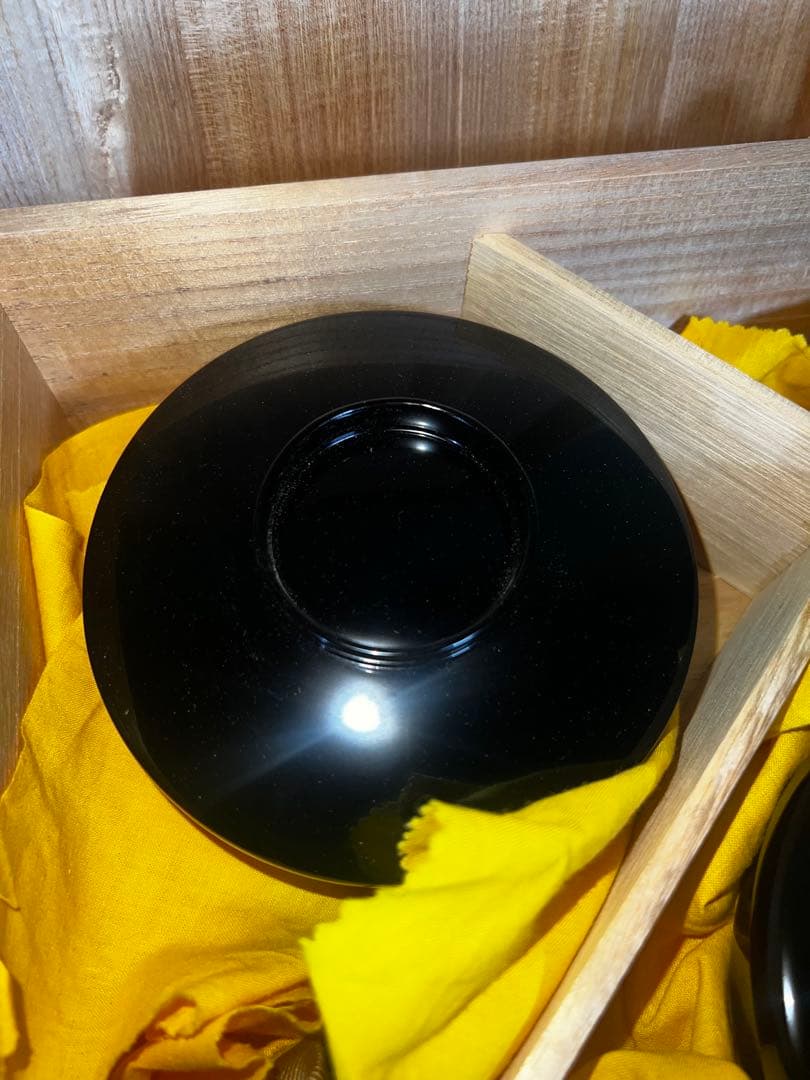 51 高級輪島塗 茶平一斎 作 平椀 5客