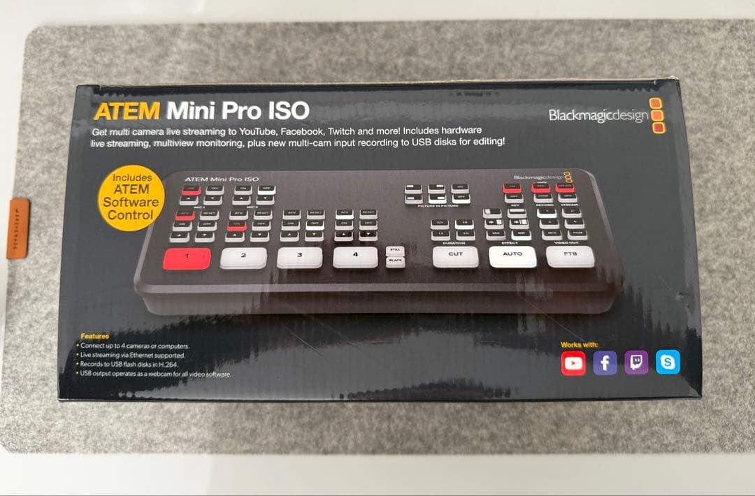 【最終値下】ATEM mini Pro ISO/BlackmagicDesign