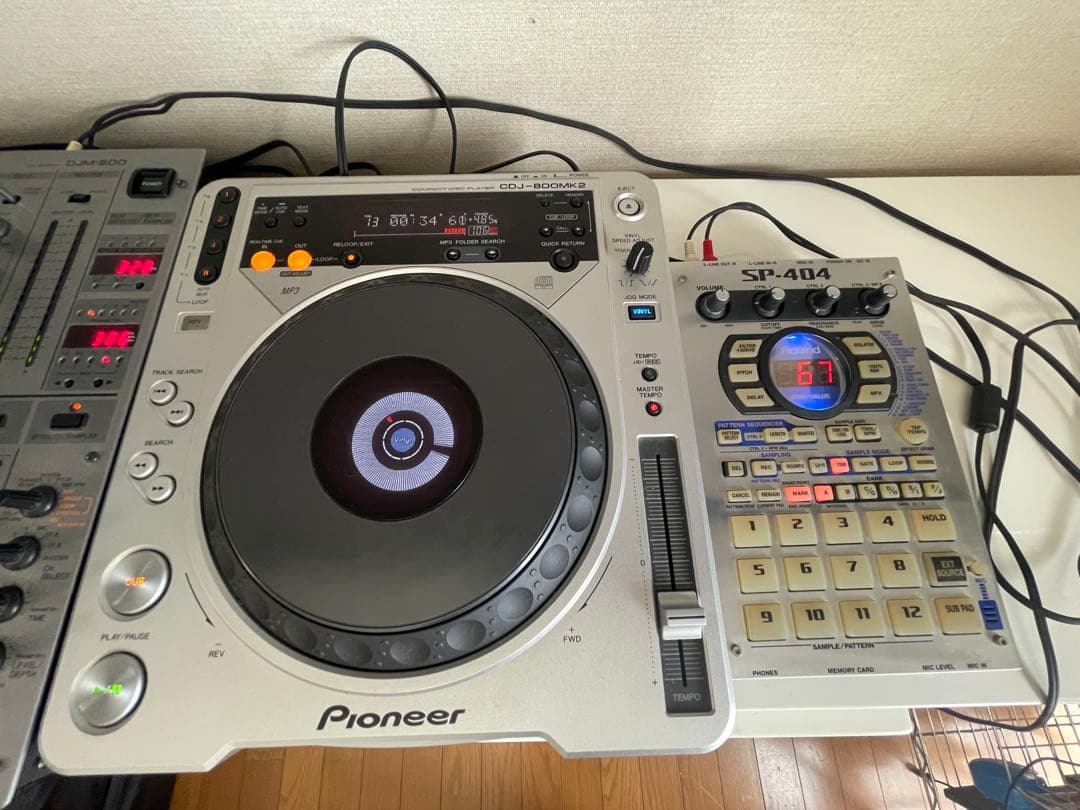 Pioneer CDJセット ミキサー 、サンプラーSP-404