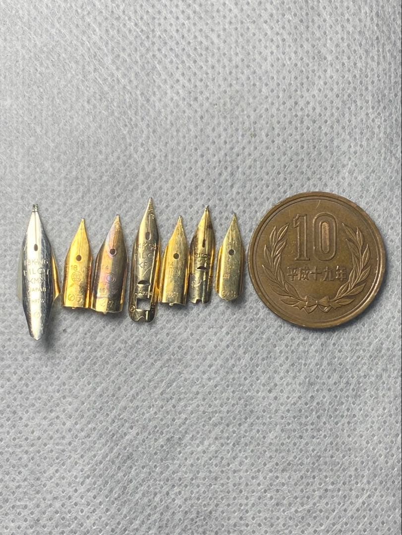 No.116 金無垢18K 0.58g 14k 1.05g 金 24K 純金