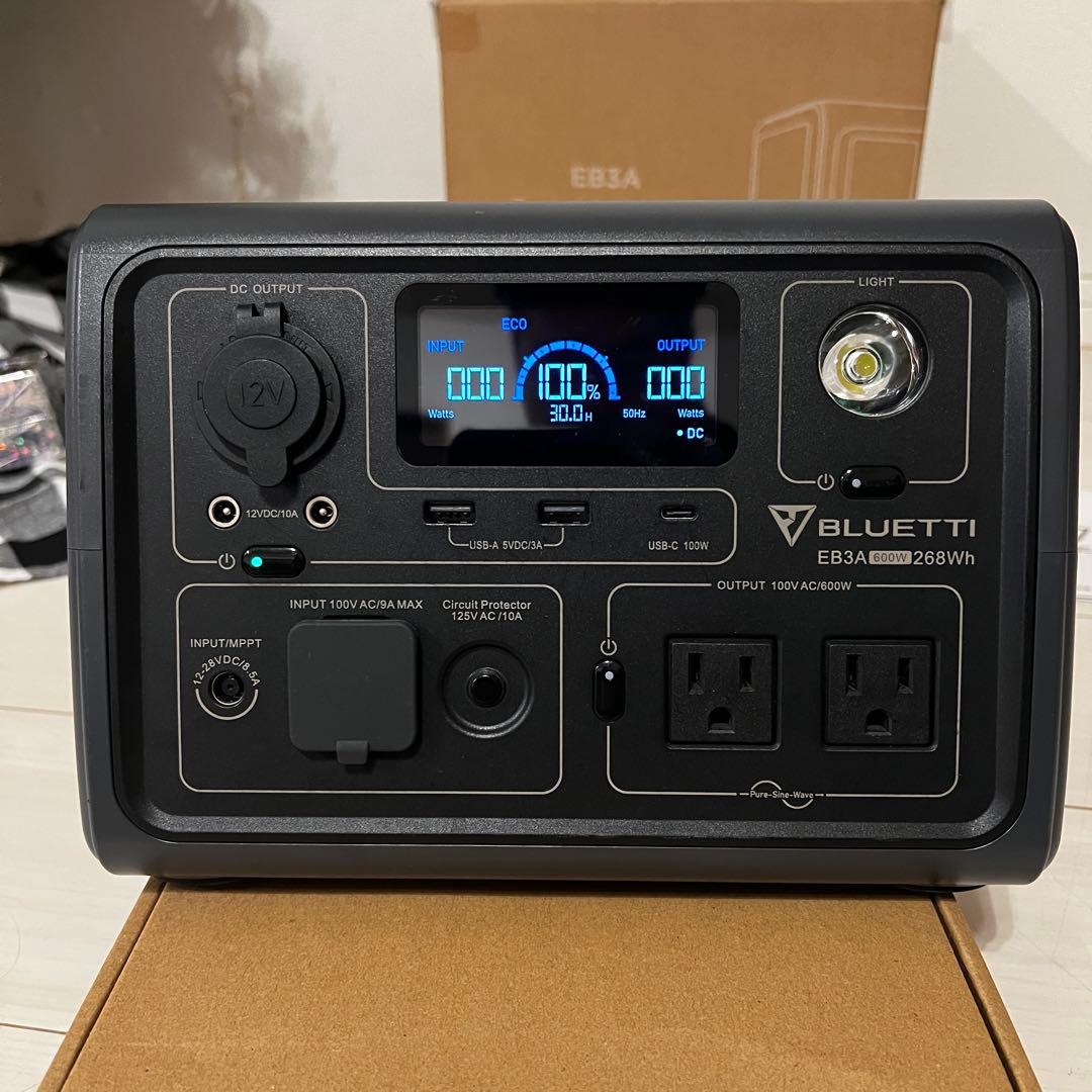 BLUETTI EB3A ポータブル電源 268Wh