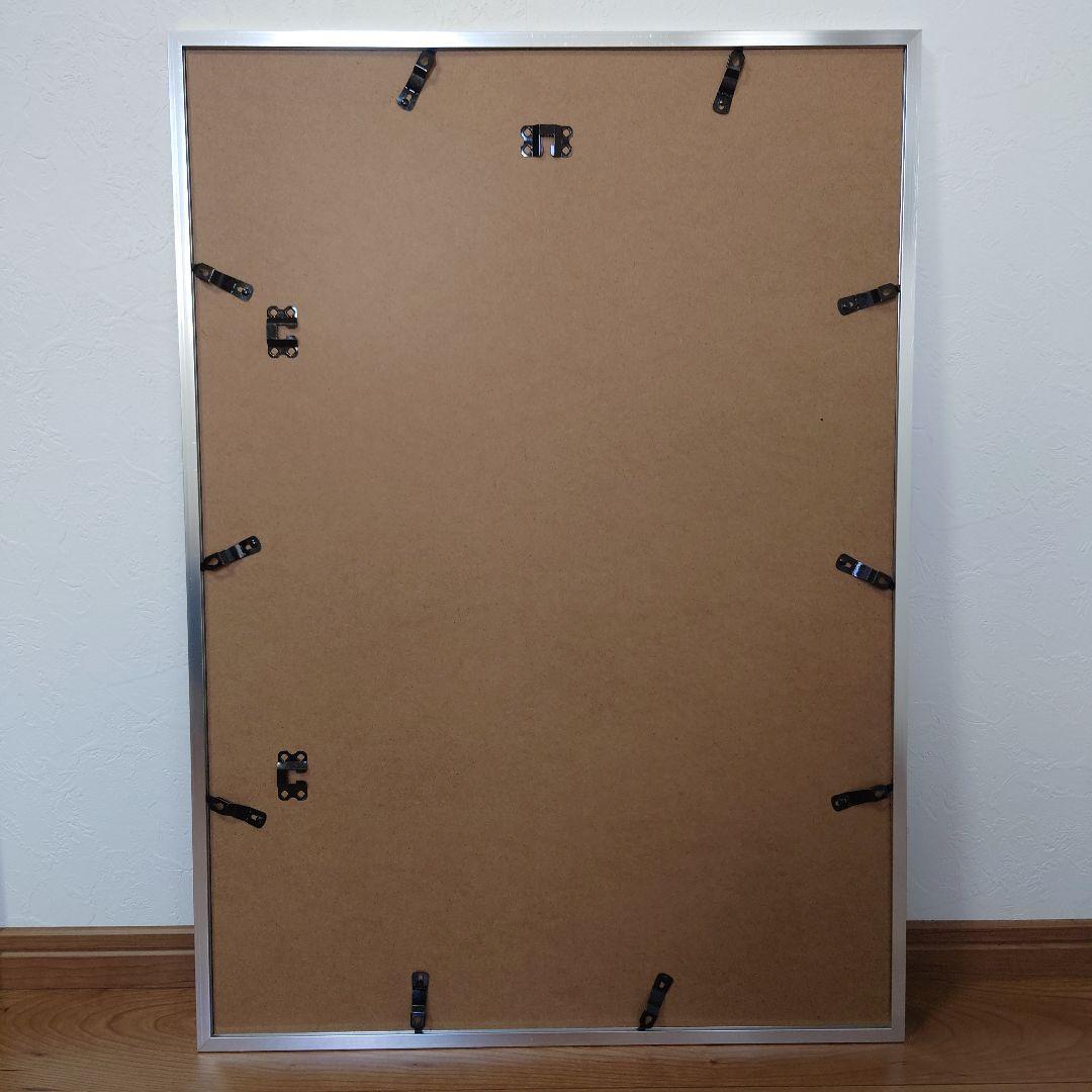 士郎正宗 アートポスター 当時モノ ビンテージ シルバーフレーム B2