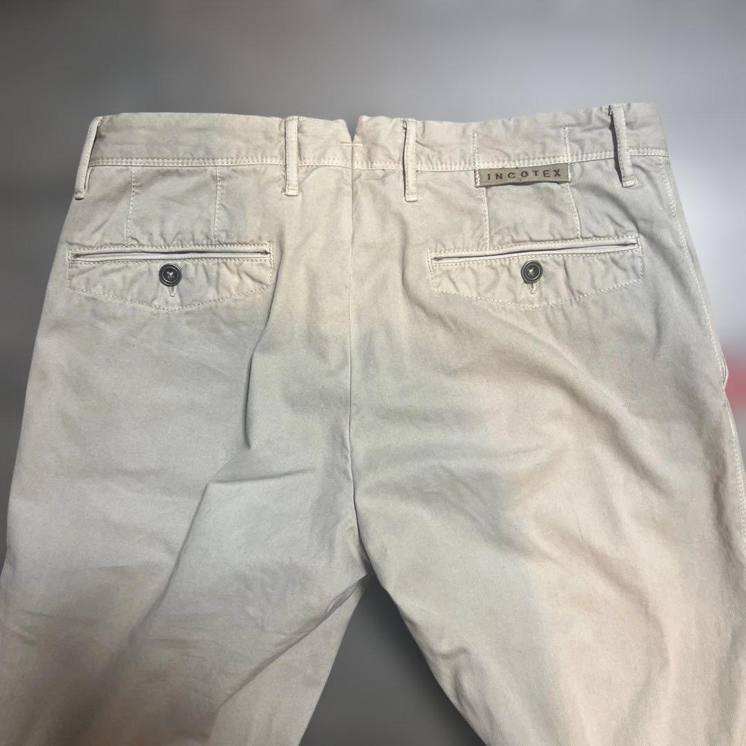 ✨新品・未使用✨ INCOTEX インコテックス チノパン ベージュ 31インチ