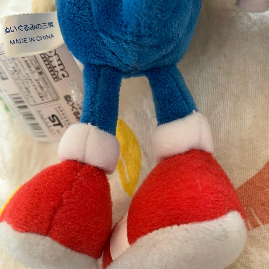 SONIC SEGAソニックザヘッジホッグ　ぬいぐるみ　三英　S