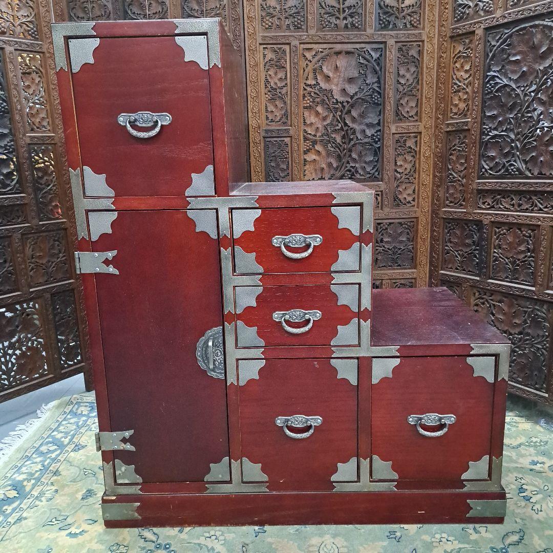 ♡民芸家具　時代家具　階段箪笥　昭和レトロ♡