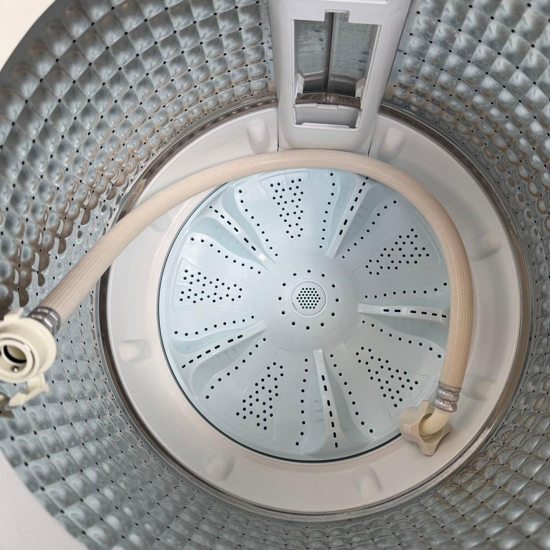 C7222★2024年製★ほぼ新品★ハイアール冷蔵庫洗濯機　黒ブラック家電セット