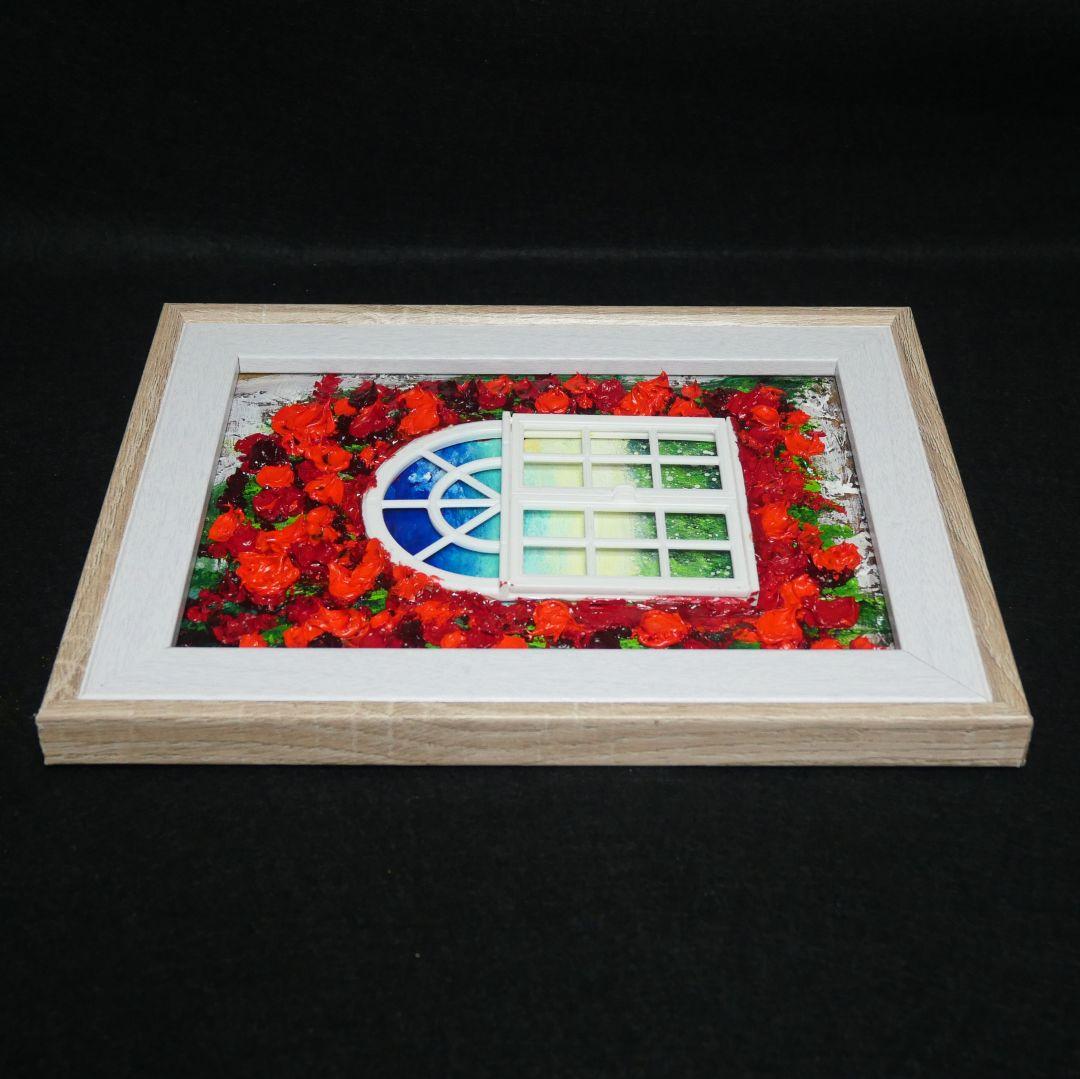 油絵 油彩 油彩画 絵画 絵【窓の先】