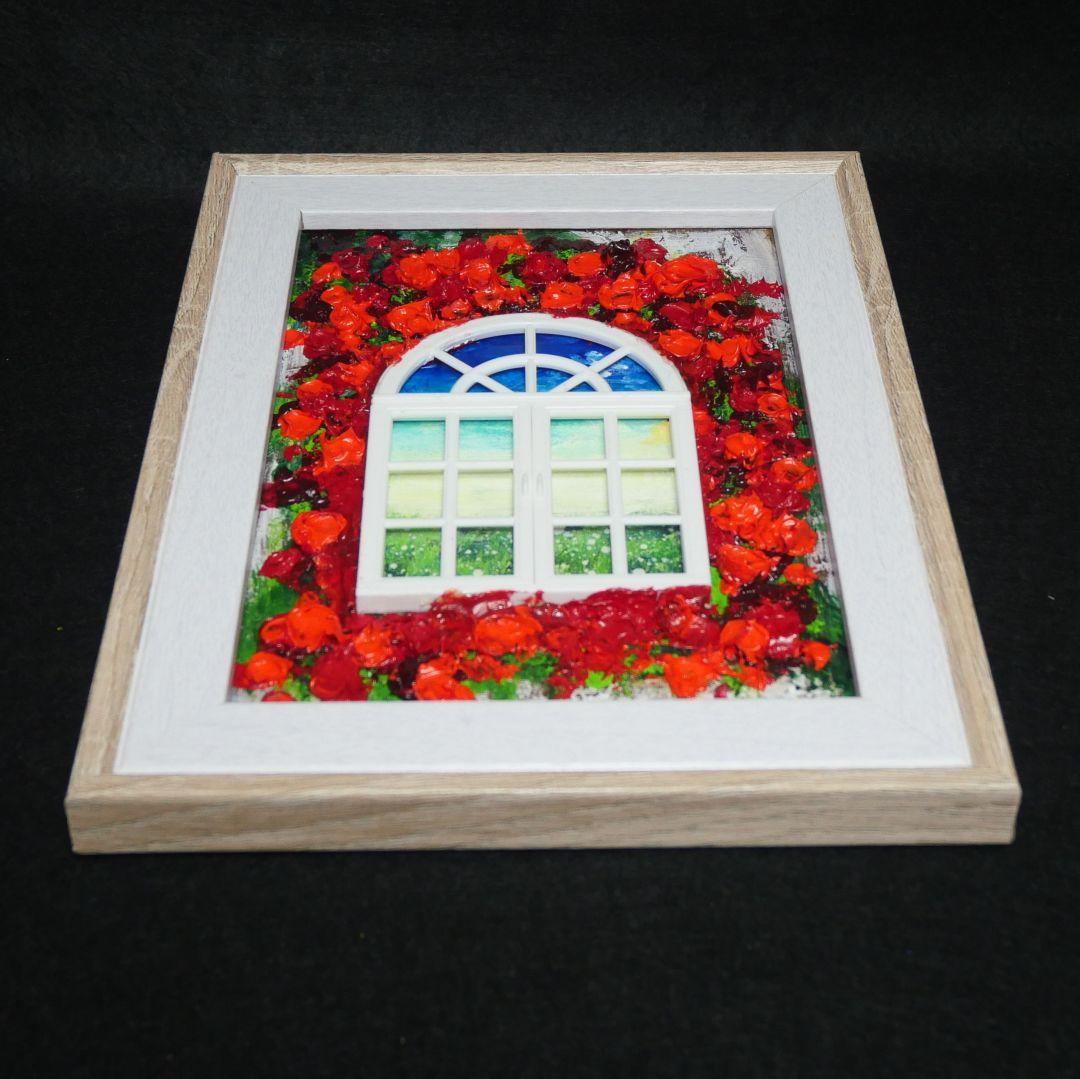 油絵 油彩 油彩画 絵画 絵【窓の先】