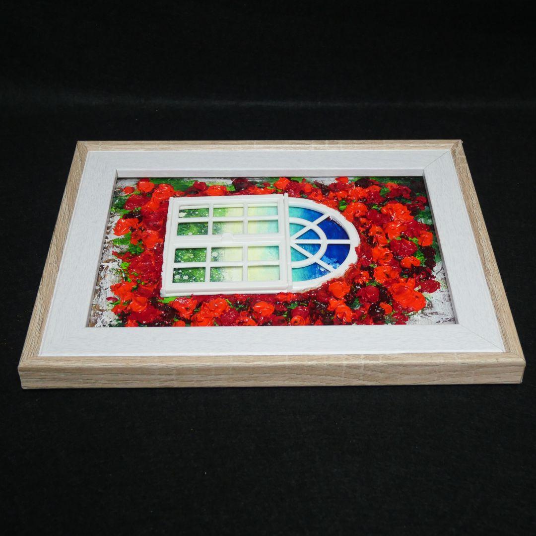 油絵 油彩 油彩画 絵画 絵【窓の先】