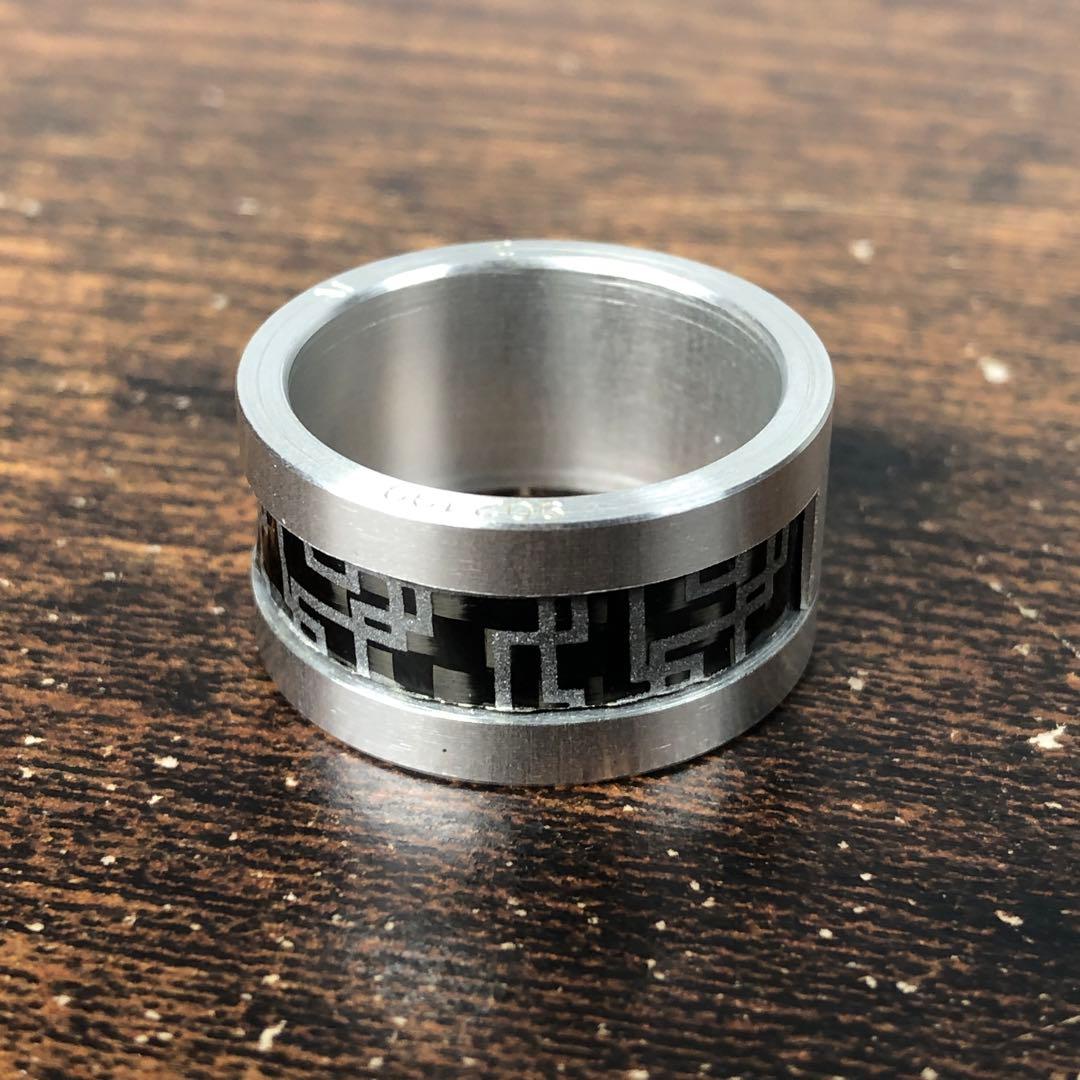 布袋寅泰 カーボンリング 内径約19mm レア 希少