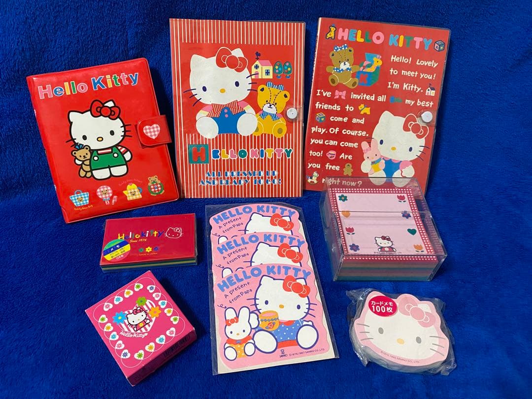 キティちゃん　ノート　メモ　手帳　コースター　レトロ　サンリオ　昭和　平成　文具