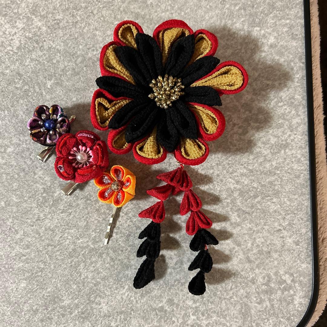 高級振袖(総絞り)御所車柄