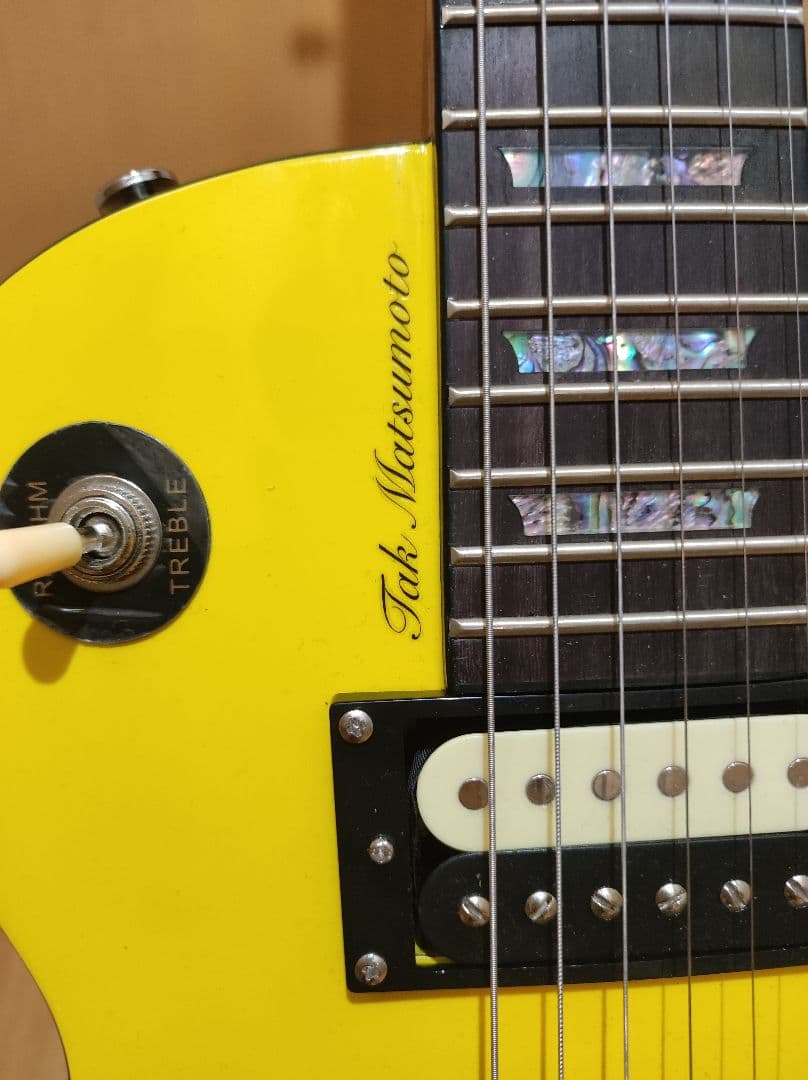 ノーブランド カスタム品 イエローレスポール