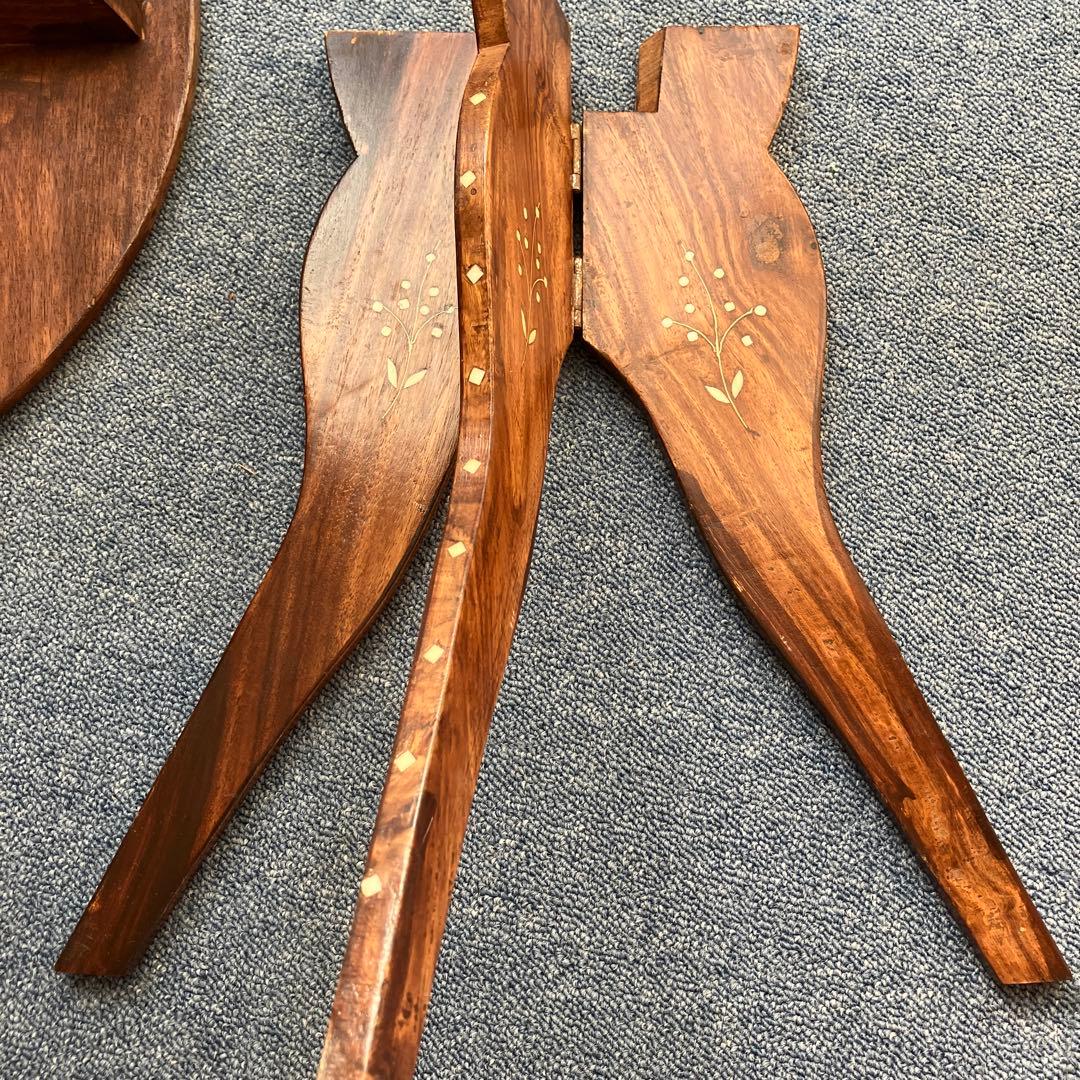 中東で購入した象嵌彫テーブル