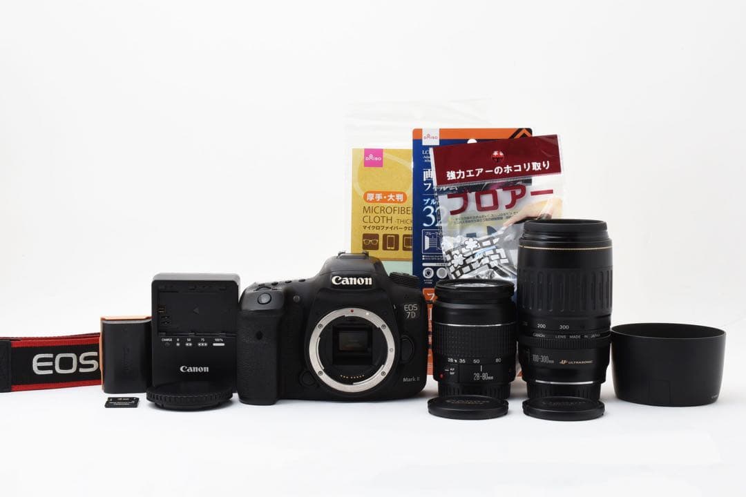 フルサイズ/Canon EOS 7D MarkII標準&望遠ダブルレンズセット