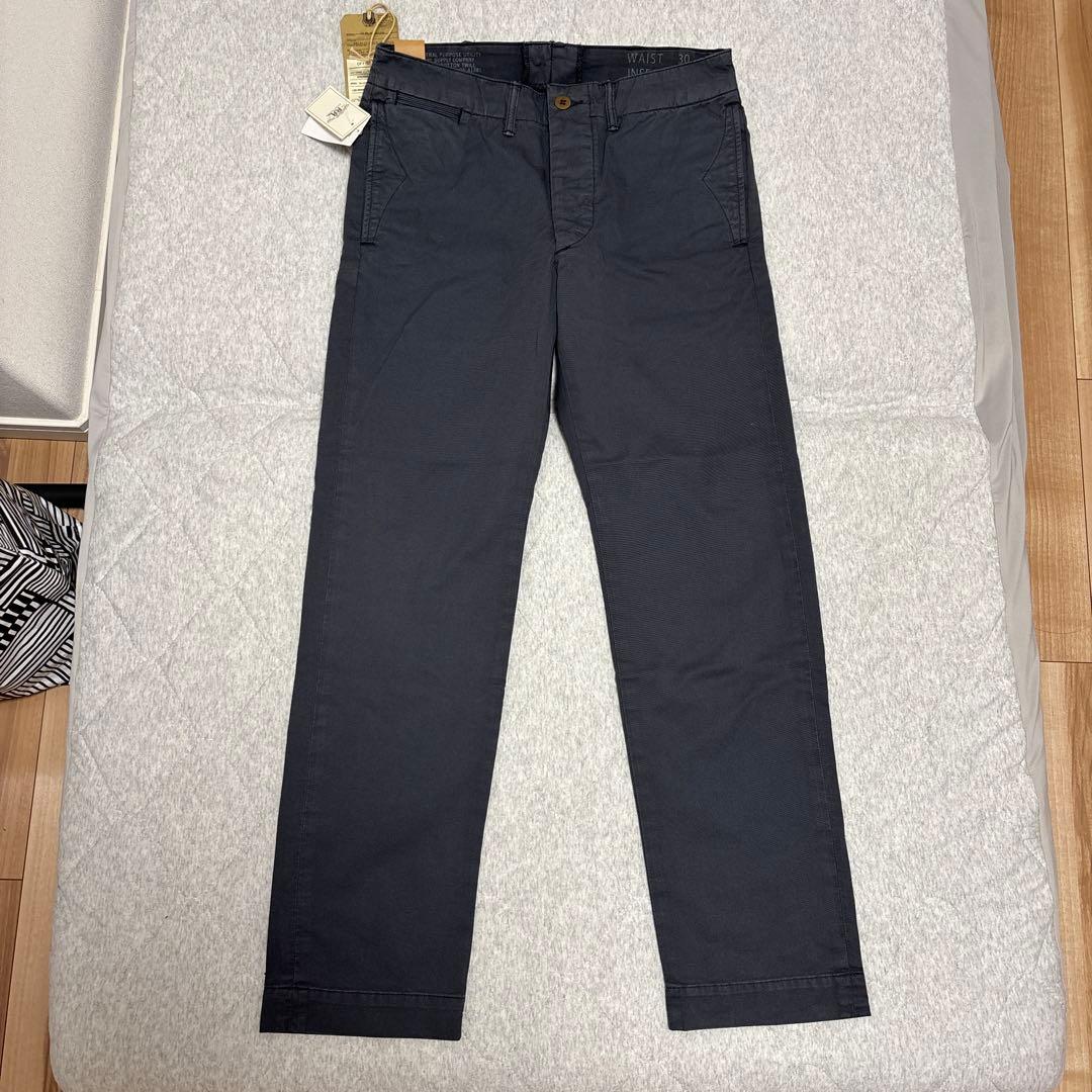 Double RL『COTTON OFFICER’S CHINO』(NAVY)