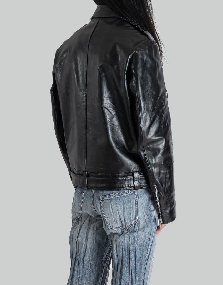 blackmeans 23SS カウレザー ダブルライダースジャケット