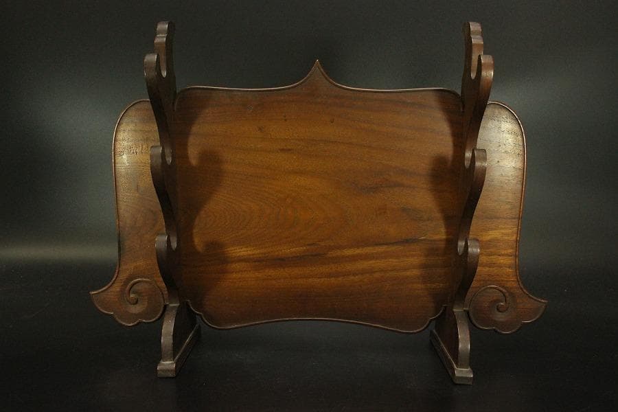 武具甲冑 刀掛 遠州 桑 時代物(A891)