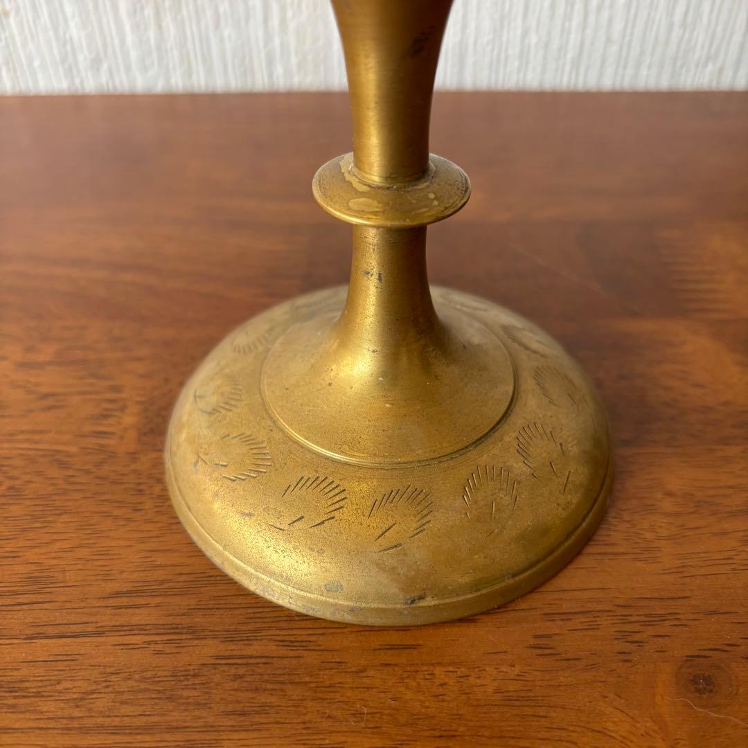 真鍮製 水差し 花瓶 ピッチャー フランス アンティークブロンズ ヴィンテージ