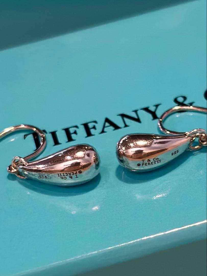Tiffany エルサペレッティ シルバー925 ティアドロップ ピアス