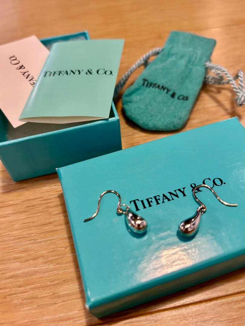 Tiffany エルサペレッティ シルバー925 ティアドロップ ピアス
