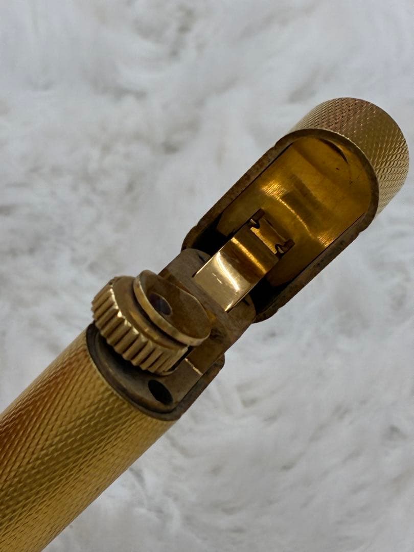 カルティエ Cartier ガスライター　ゴールド　キズ汚れは有 使用品