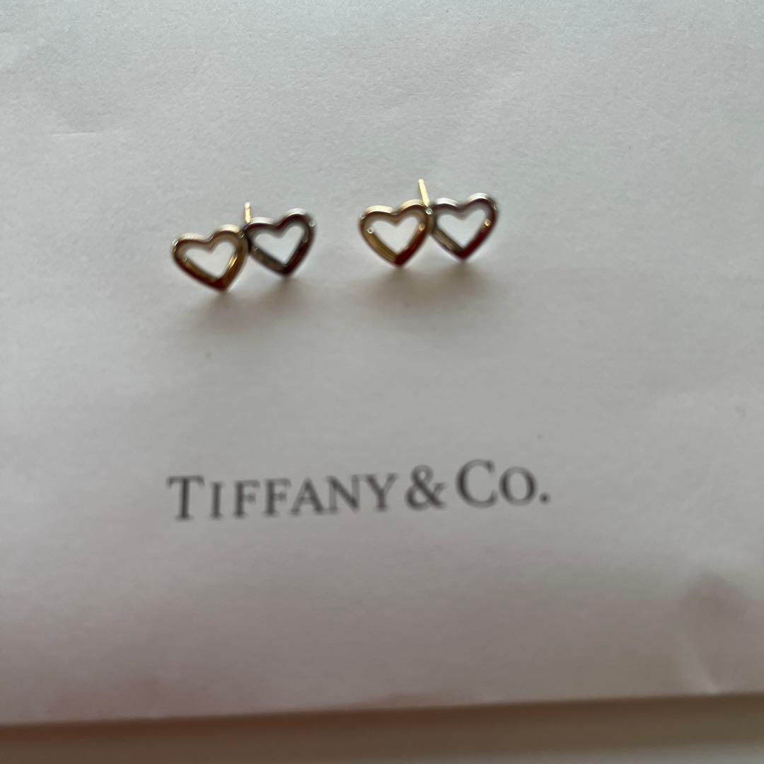 初*）様 Tiffany & Co. ハート型スタッドピアス
