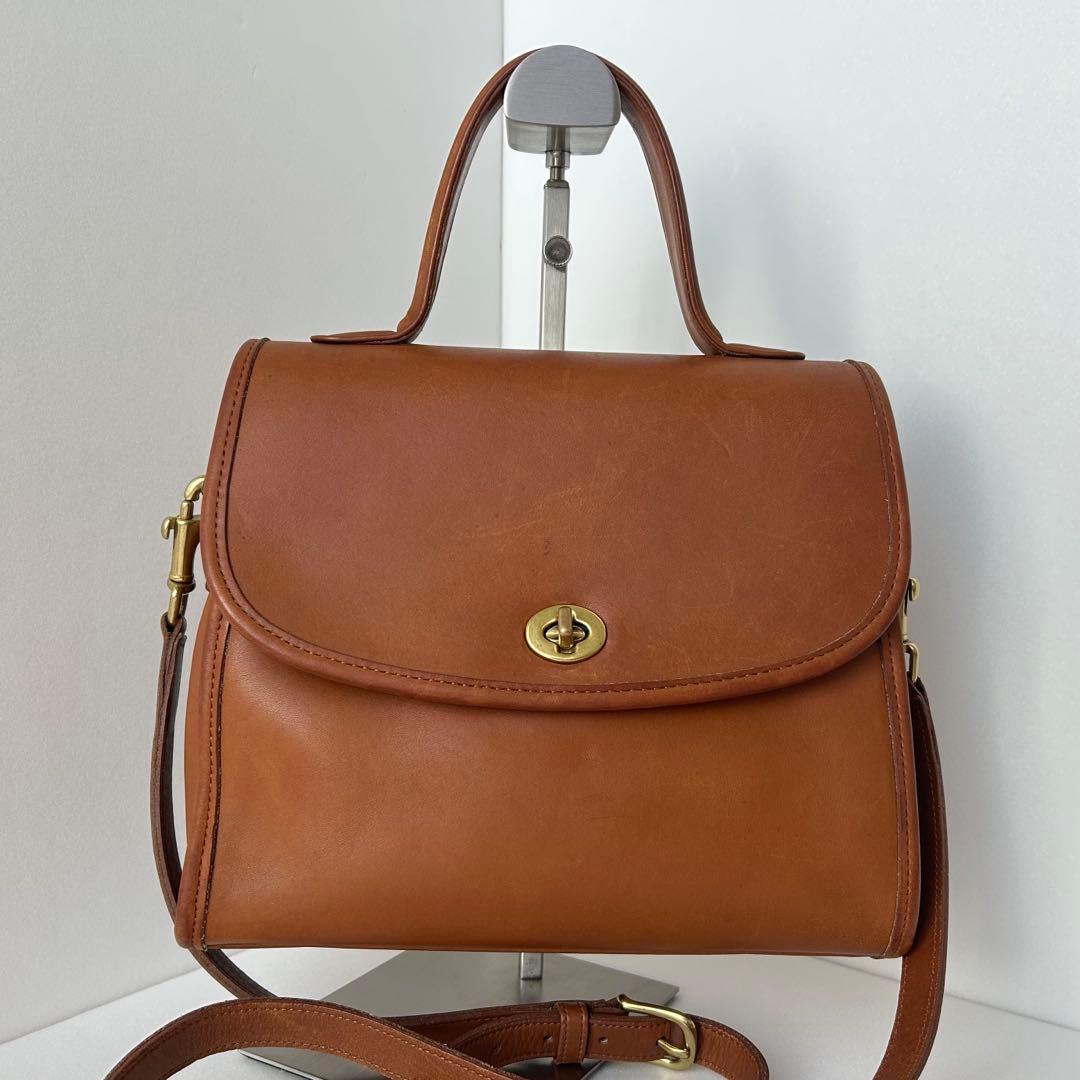 クリーニング済 old coach 9977 Manor Bag USA