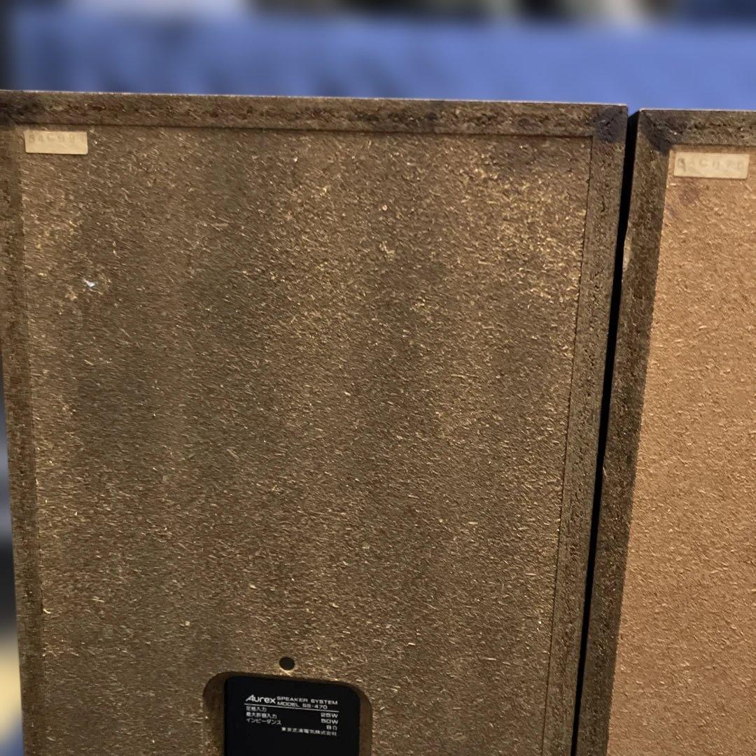 【新年価格】《完動品》Aurex AD SS-470スピーカー①Ｒ側