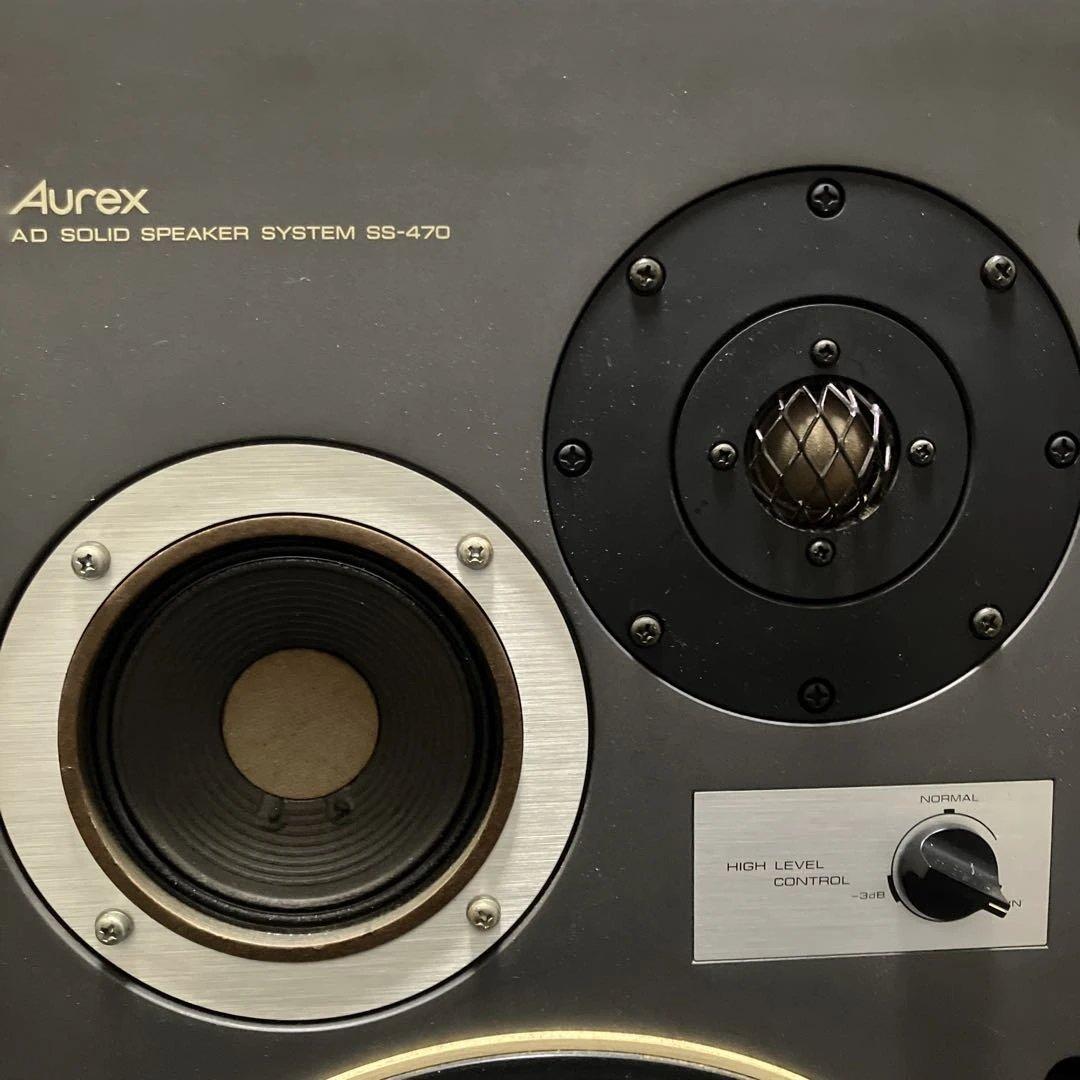 【新年価格】《完動品》Aurex AD SS-470スピーカー①Ｒ側