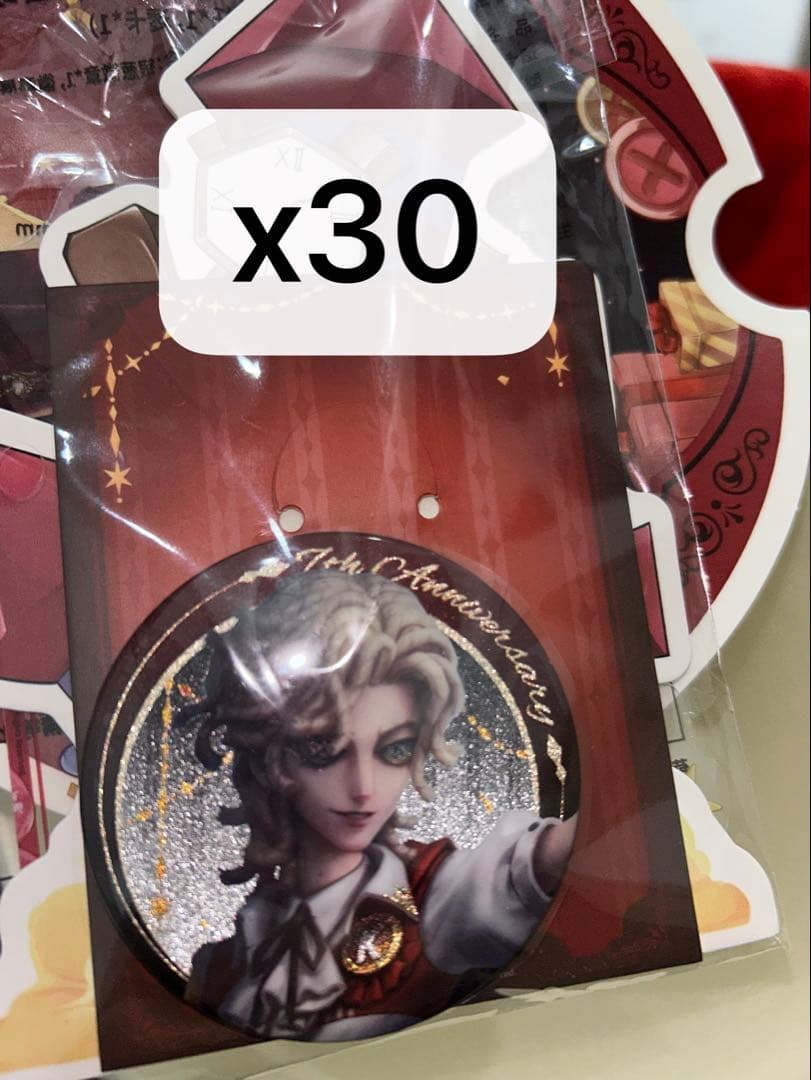 第五人格x KFC 中国限定 騎士 缶バッジ クリアカード 台座 ケンタッキー