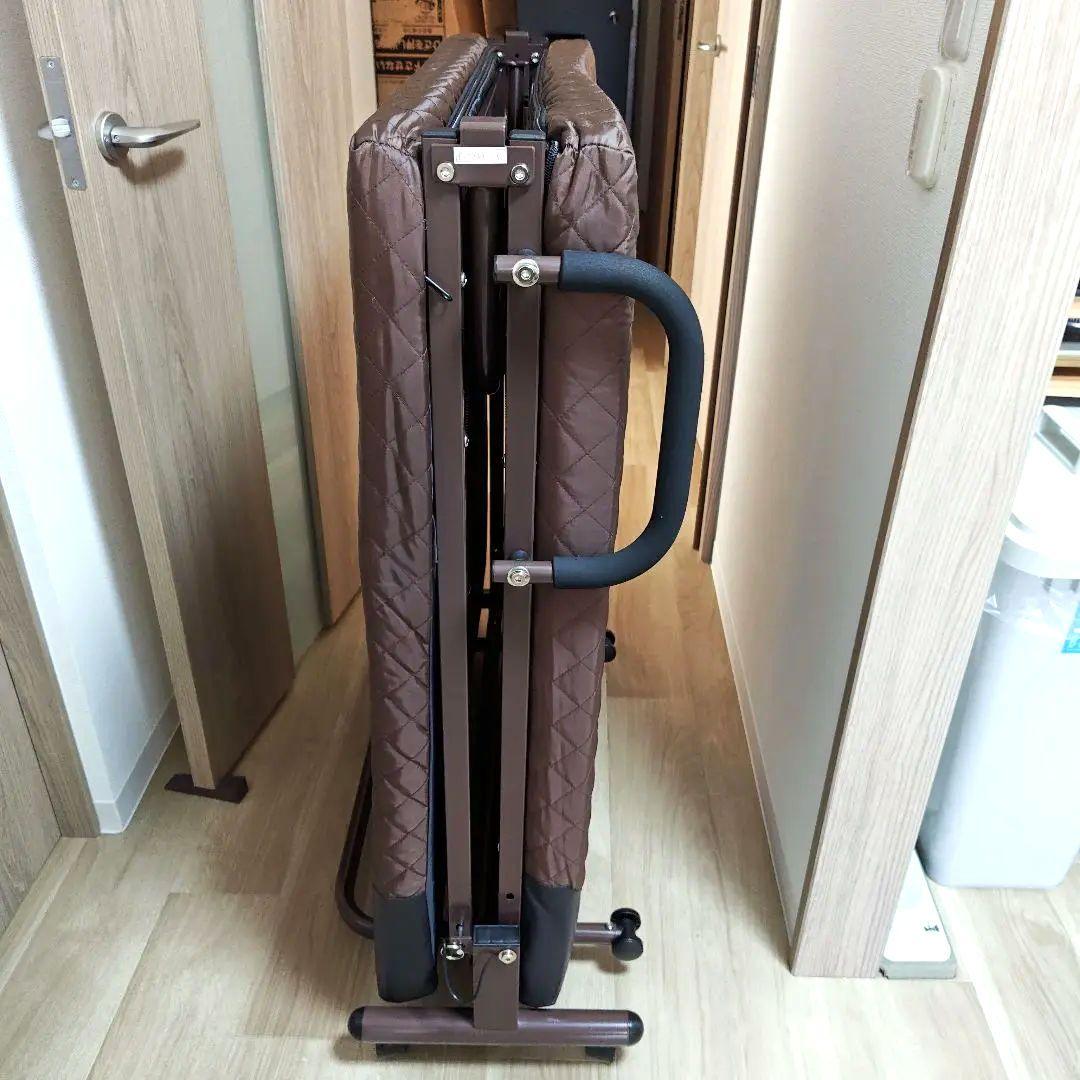 さっちゃん様　 ブラウン 折りたたみベッド キルティング