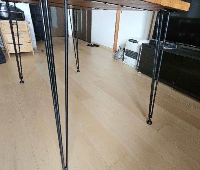 ロウヤ　ダイニングテーブル 120cm×69cm　作業台としても♪【値下交渉可】