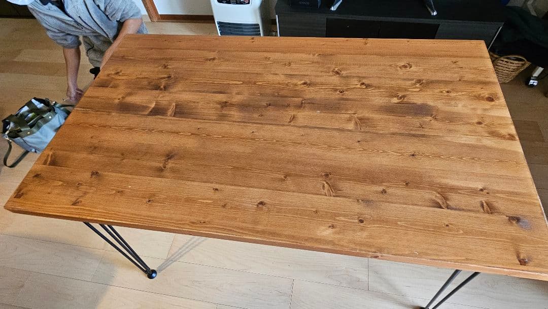 ロウヤ　ダイニングテーブル 120cm×69cm　作業台としても♪【値下交渉可】