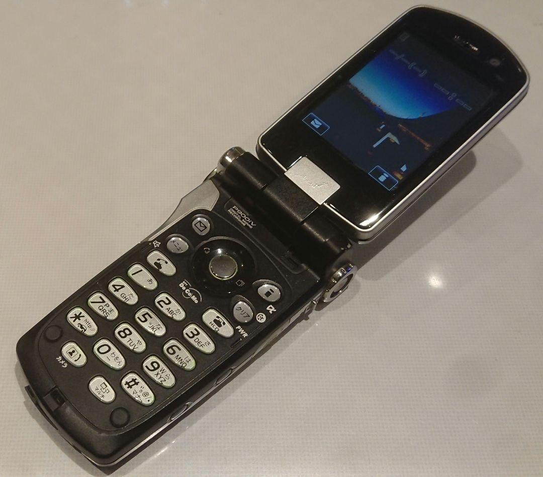レア ドコモ docomo P900iv BLACK ブラック ガラケー 携帯