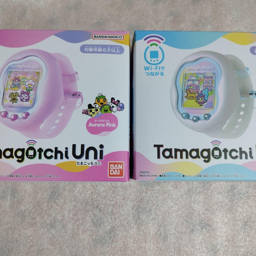 Tamagotchi Uni たまごっち ユニプリズムホワイト オーロラピンク