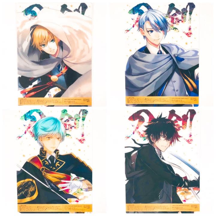 新品★刀剣乱舞★ファミマ★5周年★クリアポスター★13点セット