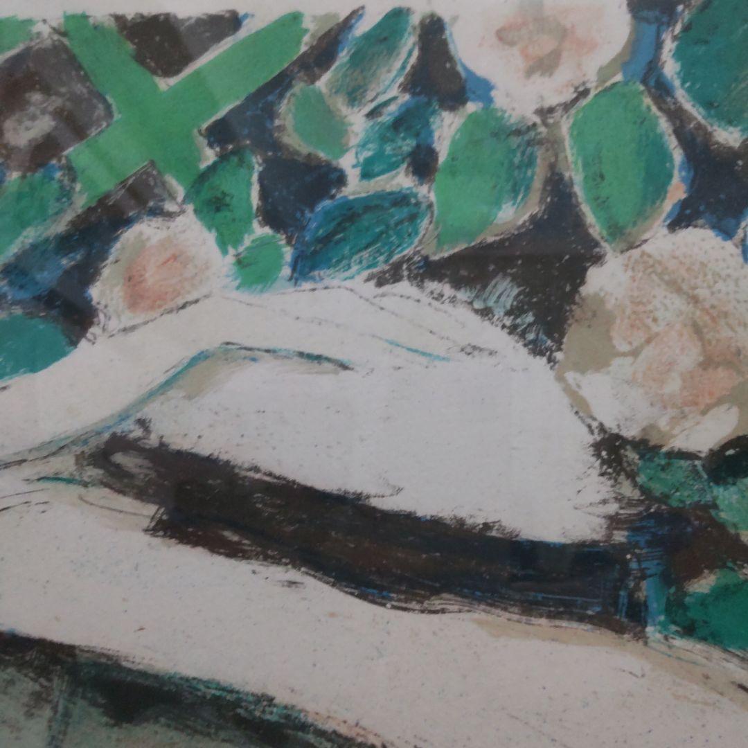 カシニョール　「秋のバラ」　直筆サイン　５２/２００　1984年