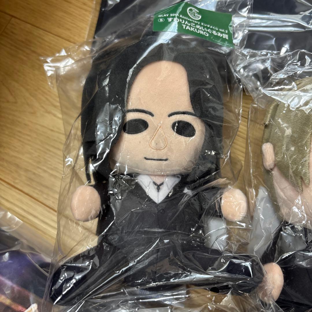 P*☆様 GLAYエンタメくじすわりんこぬいぐるみ賞4種類セットラスト賞BIGク