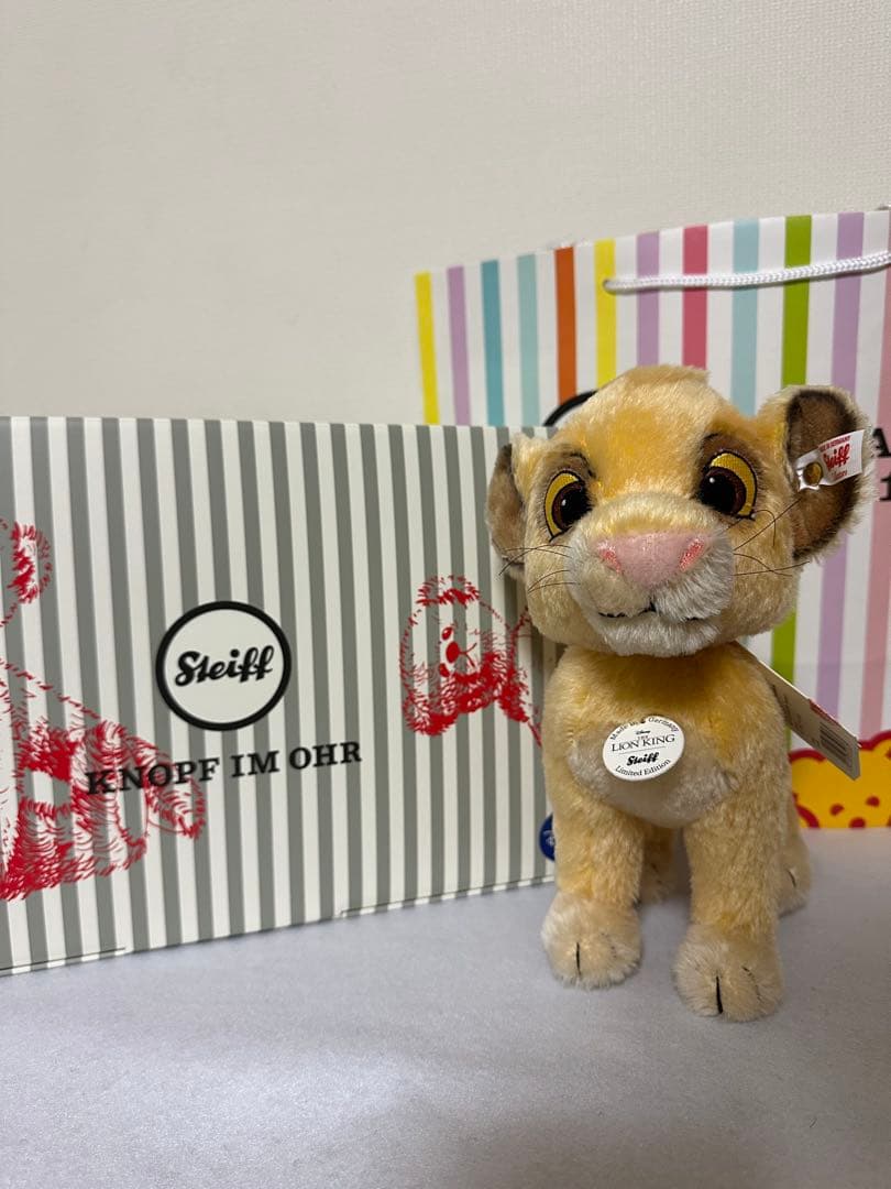 【数量限定生産品】シンバ　Steiff ライオンキング　ぬいぐるみ