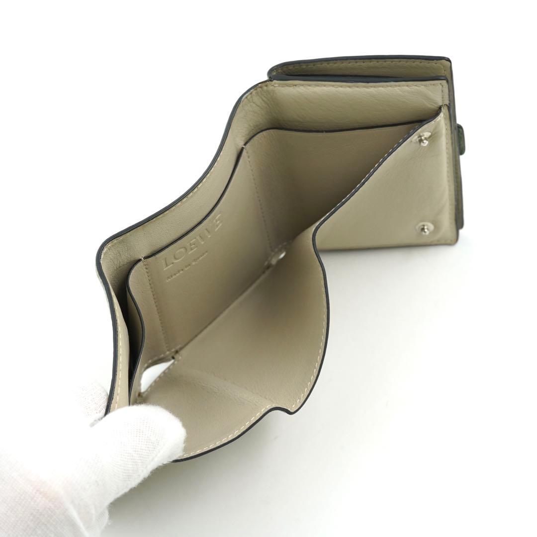 ✨未使用展示品・箱付き✨　LOEWE ミニ財布　バーティカル　アナグラム