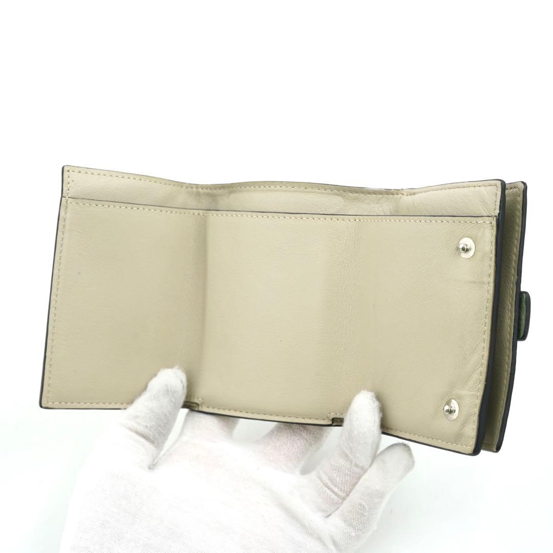 ✨未使用展示品・箱付き✨　LOEWE ミニ財布　バーティカル　アナグラム