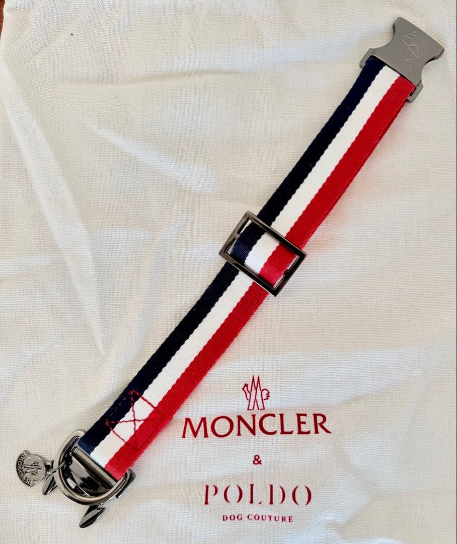 【美品・試着のみ】MONCLER × POLDO DOG COUTURE 首輪