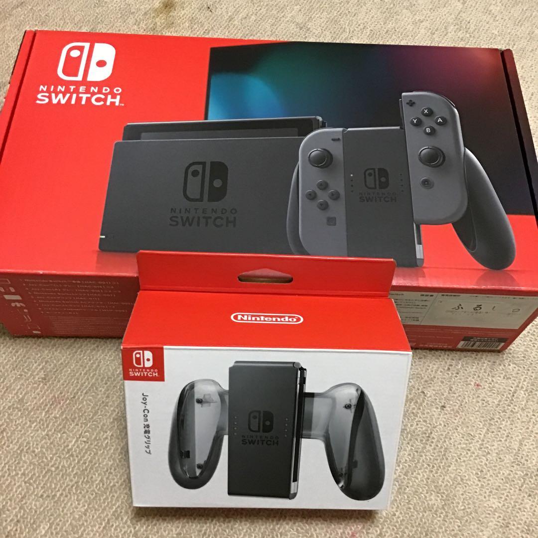 Nintendo Switch 本体　joy-con充電グリップ付き