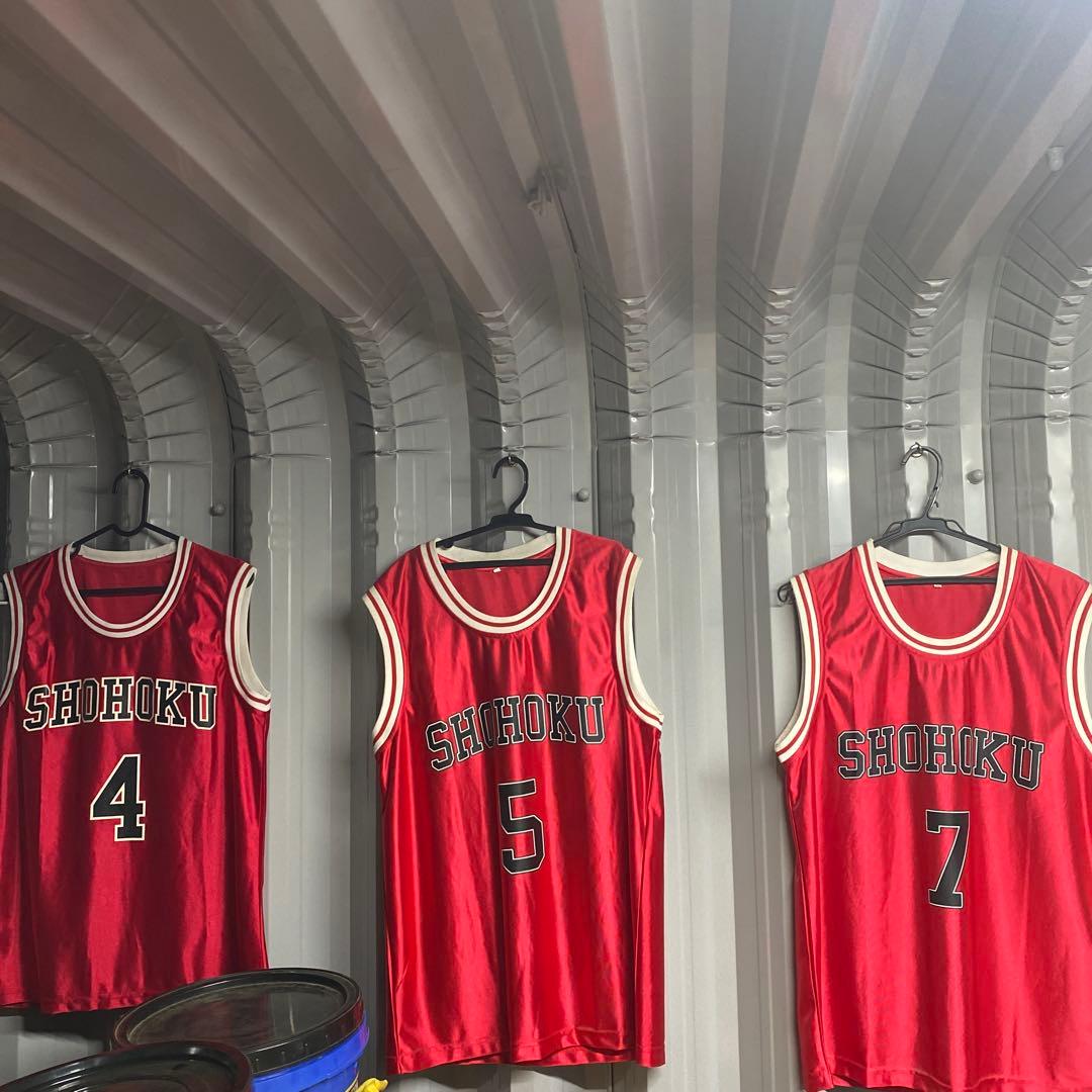 スラムダンク 湘北ユニフォーム6着まとめセット　 バスケット